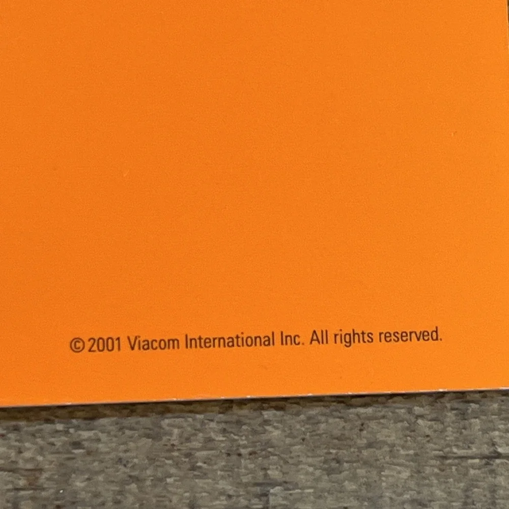 RARE 2001 NICKELODEON SPONGEBOB SPIRAL NOTEBOOK- Y2K